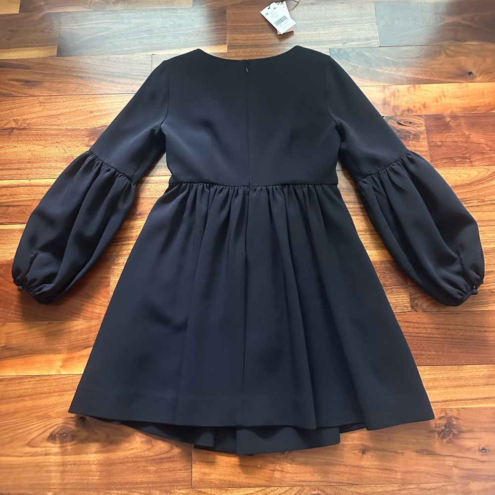 Cinq A Sept Dorina Mini Dress in Black; Size 2 - Picture 8 of 14